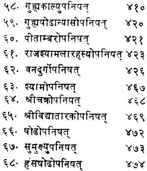 उपनिषत्सन्ग्रह: (Collection of 188 Upanishads in Sanskrit) | Exotic ...