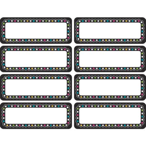 Clingy Thingies Chalkboard Brights Mini Labels - TCR77319 | Teacher ...