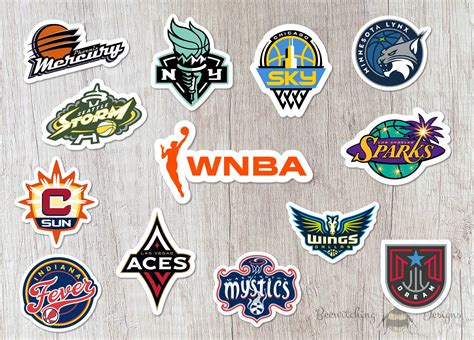 2021 WNBA Team Logo Vinyl Stickers | Etsy