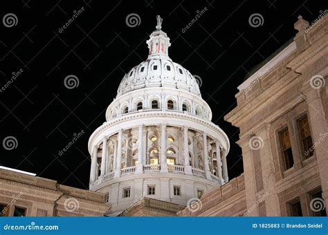 State Capitol Building at Night in Downtown Austin, Texas Stock Image - Image of american ...