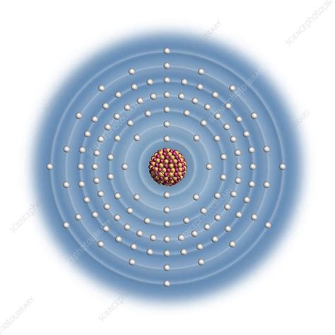 Flerovium, atomic structure - Stock Image - C023/2634 - Science Photo Library