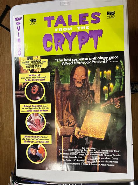 TALES FROM THE CRYPT Horror Movie Poster VHS Video Store Authentic ...