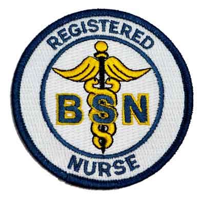 Registered Nurse Embroidered RN Patch BSN Patch Nursing Graduation Patch