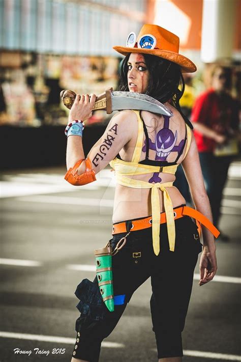 Fem Fire Fist Ace cosplay One Piece - Tiffany Dean by BabyGirlFallenAngel on DeviantArt