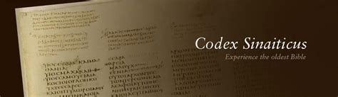 Codex Sinaiticus | Oldest bible, Bible translations, Bible