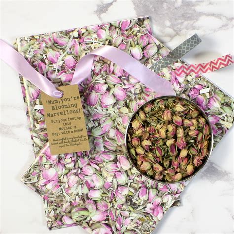 rose tea gift wrap by bird & blend tea co. | notonthehighstreet.com