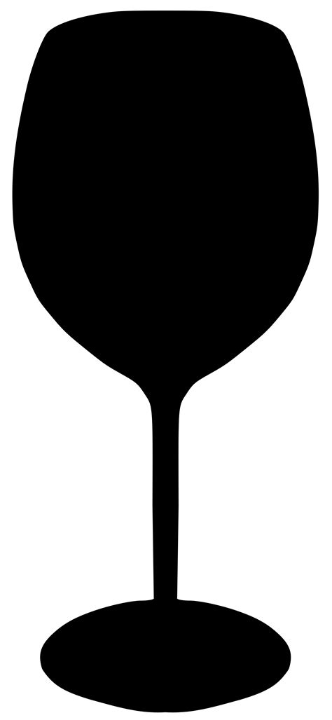 Wine Glass Silhouette at GetDrawings | Free download