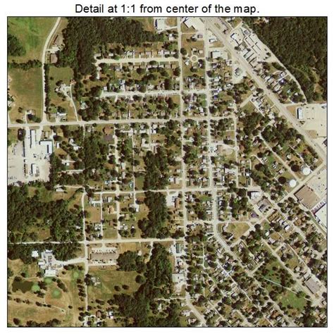 Aerial Photography Map of Keokuk, IA Iowa