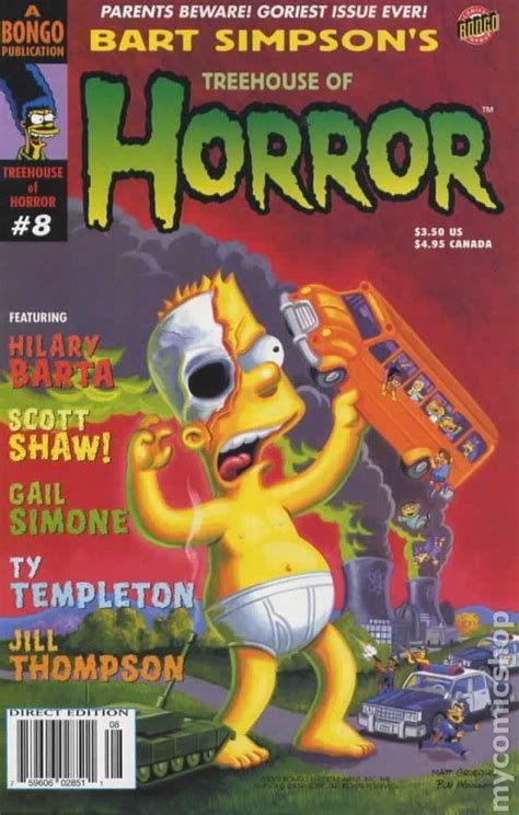 Treehouse of Horror (1995) 8 | Simpsons treehouse of horror, Horror comics, Tree house