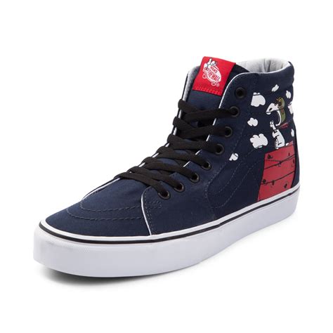 Vans Sk8 Hi Peanuts Flying Ace Skate Shoe - blue - 497087