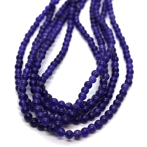 4mm Deep Purple Jade – Beads and Plenty More (Calgary) Ltd