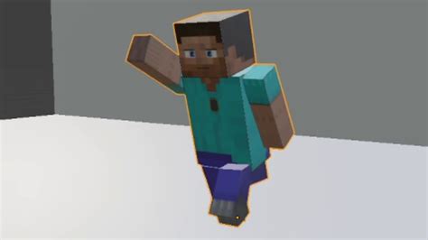 Character Minecraft - Blender 2.8 - Jump - YouTube