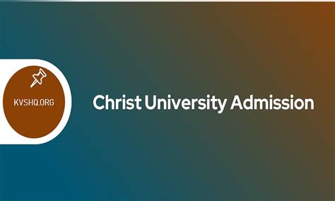 Christ University Admission 2023-24 Application Form, Courses