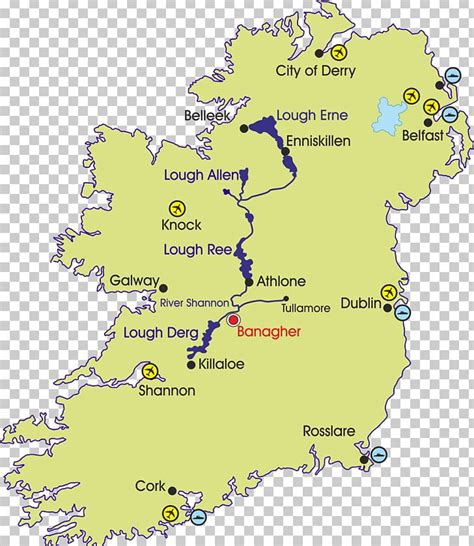 River Shannon Banagher Map Shannon Airport Carrickcraft PNG, Clipart ...