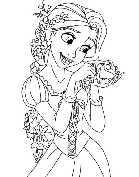 Rapunzel Coloring Pages | 100 Pictures Free Printable Online Coloring ...