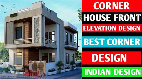 Simple Modern Corner House Design In India | Corner House Design ...