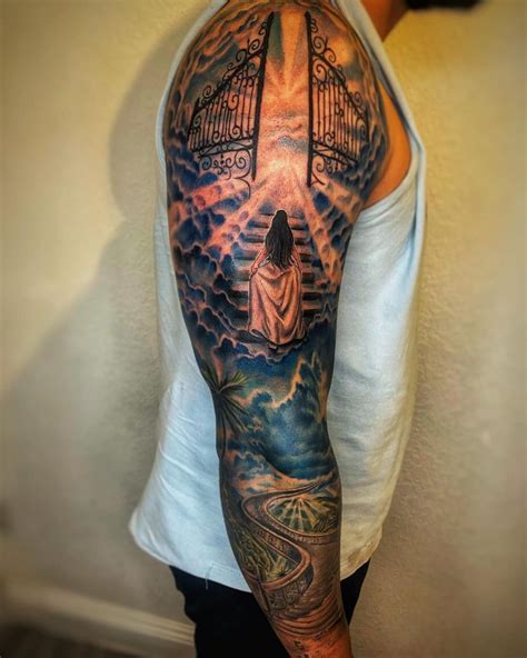 90+ Amazing Stairway To Heaven Tattoo Designs You Need To See!