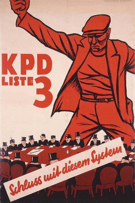 1932 Communist Party of Germany election poster – Never Was