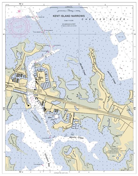 KENT ISLAND NARROWS nautical chart - ΝΟΑΑ Charts - maps