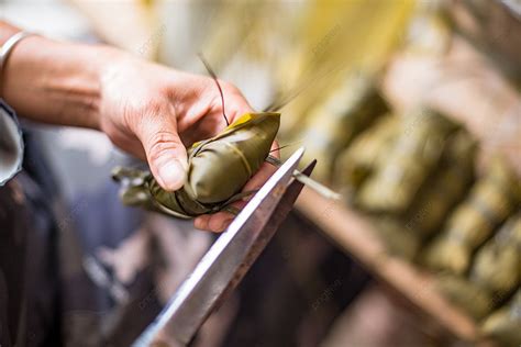 Handmade Zongzi For Dragon Boat Festival Background, Dragon Boat ...