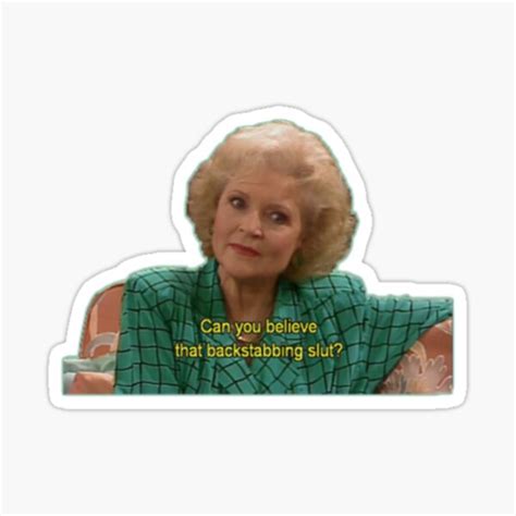 "The Golden Girls - Rose" Sticker for Sale by hopeslopes | Redbubble