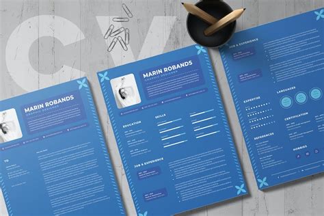 Graphic Designer Resume, Print Templates ft. resume & infographic - Envato Elements