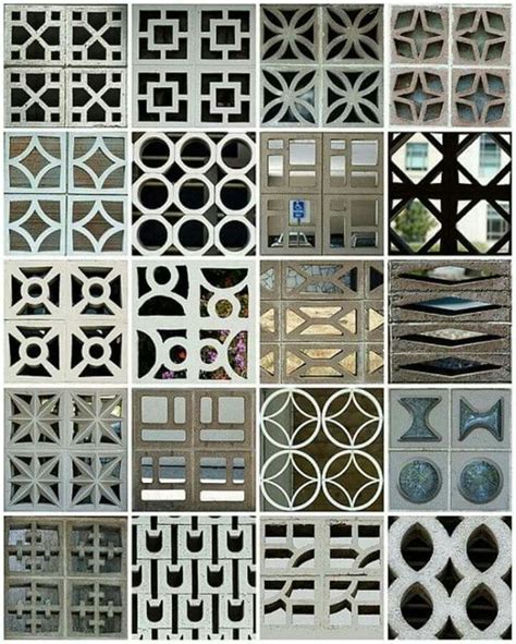 Pattern | Breeze block wall, Concrete decor, Breeze blocks