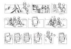 ux storyboards - Google Search Storyboard App, Storyboard Examples ...