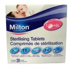 Milton Sterilising Tablets - Baby Gear Centre