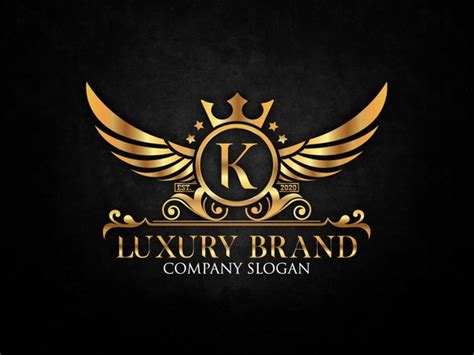 Luxury Gold Logos Elegant Emblem Monogram Luxury Logo - Etsy