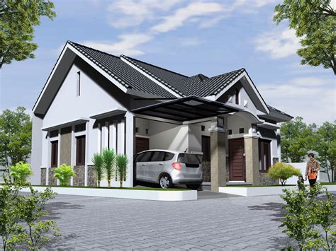 Rumah Minimalis Atap Tinggi | Arsitekhom