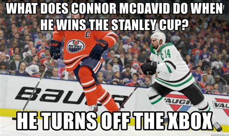 What does Connor McDavid do when he wins the Stanley Cup? He turns off ...