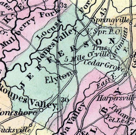 Jefferson County, Alabama, 1857 | House Divided