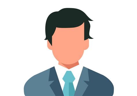 Businessman With Suit Flat Vector Icon | Vector icons, Icon, Business man