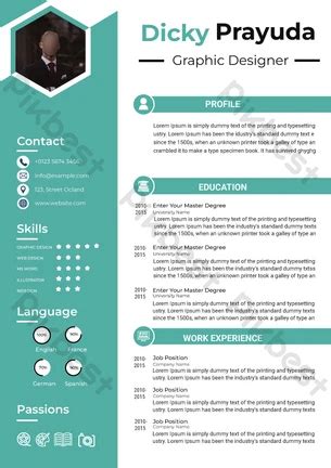 Resume Or Cv Template With Cover Letter | EPS Free Download - Pikbest