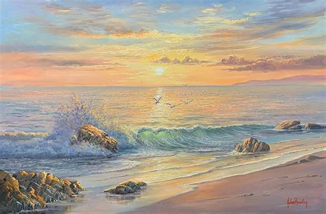 MASTERCLASS 3 - Painting the Coastal Sunrise [DVD] - John Bradley ...