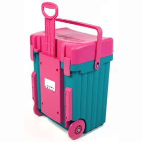 Cadii Bag - CSB-6X1X - Aqua Body Pink Trim with Dividers and Lunchbox ...