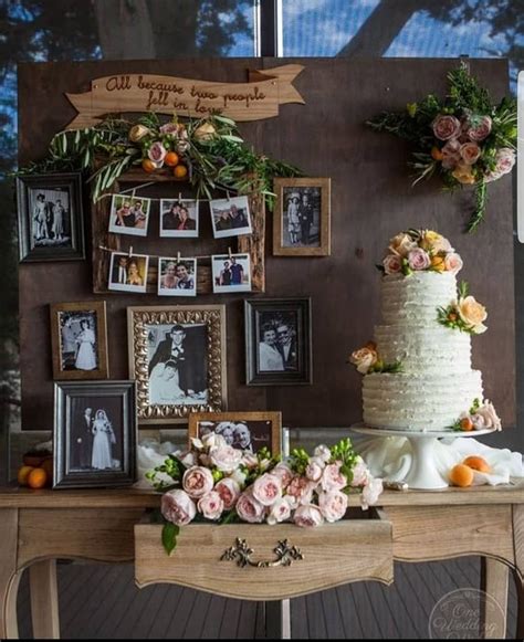 Decoração rústica linda, simples e com o glamour do Mini Wedding. Via @blogcoracaodenoiva - Clic ...