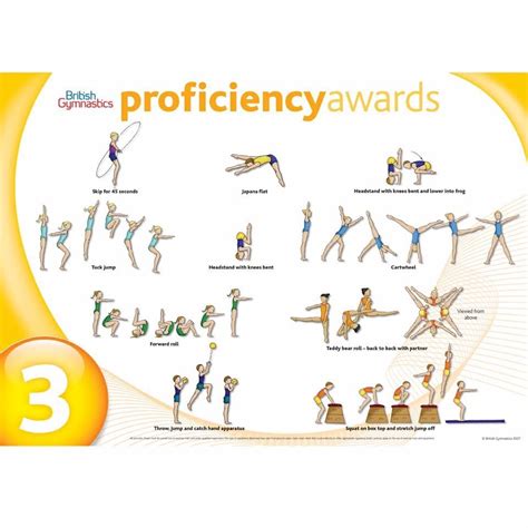 Gymnastic proficiency award level 3 | British gymnastics, Gymnastics ...