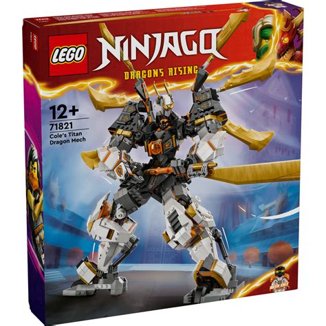 LEGO NINJAGO Cole’s Titan Dragon Mech Adventure Toy 71821 - The Minifigure Store - Authorised ...