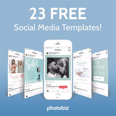 FREE DOWNLOAD: 23 Social Media Templates - PhotoBiz Growth Hub