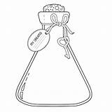 Premium Vector  Glass bottle Design For coloring Book sketch template