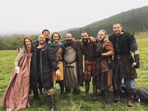 The Last Kingdom Season 2 cast behind the scenes | The last kingdom, The last kingdom cast, The ...