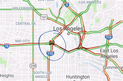 Caltrans Traffic Map Los Angeles - Map