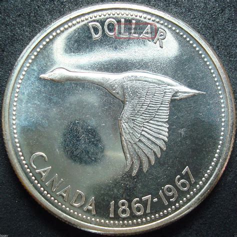 1967 Canada Silver Dollar Coin