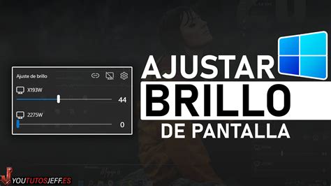 Como AJUSTAR BRILLO de PANTALLA Windows 11