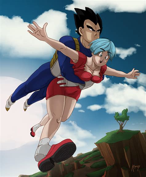 Vegeta x Bulma look for the Dragonballs by WolfKeyren on DeviantArt