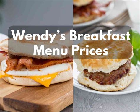 Wendys Breakfast Menu 2024 - Wally Ammamaria