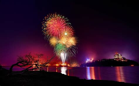 Beach Fireworks Wallpapers on WallpaperDog