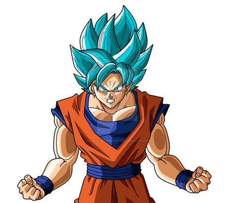 Goku Super Saiyan Blue by AashanAnimeArt on DeviantArt